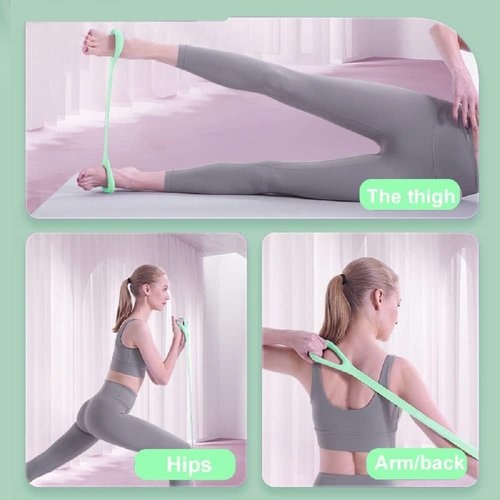 Figure 8 Resistance Band - Versatile Elastic Exercise Band for Arms, Legs, and Shoulders | Ideal for Yoga and Physical Therapy