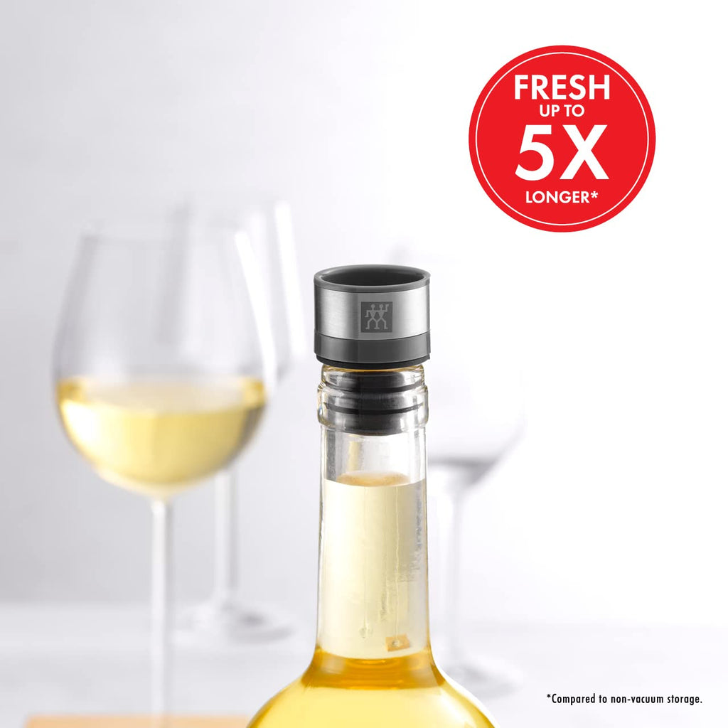 ZWILLING Fresh & Save 3-pc Vacuum Wine Sealer (Set of 3), Gift Set