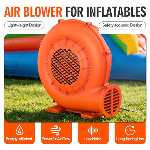 LZLXXLZL 750W Inflatable Air Blower for Bounce Houses Water Slides
