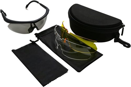 EARMOR Shooting Glasses - UV400 Protection, Anti-Fog & Windproof | 3 Lens Colors Available