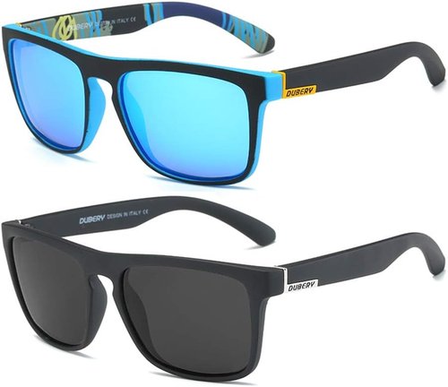 DUBERY Polarized Sunglasses - Classic Retro Style with 100% UV Protection | Unisex Driving Glasses D731