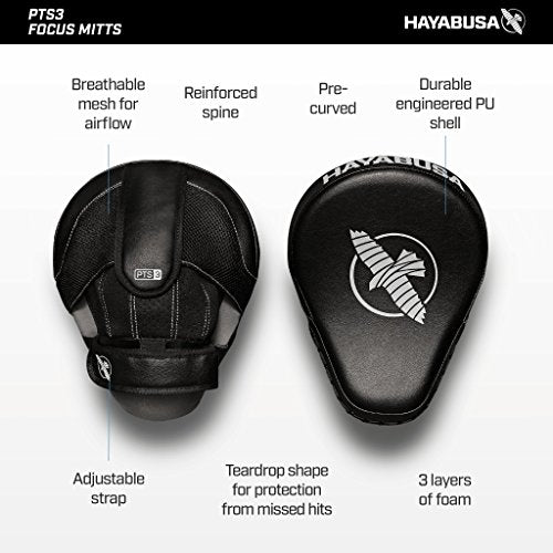 Martial Arts Focus Mitts Pair - Boxing Kickboxing Muay Thai Training Pads