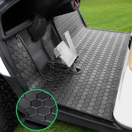 LEAPGOMAX Black Golf Cart Floor Mat for Yamaha G29 Drive & Adventurer 2007-2016