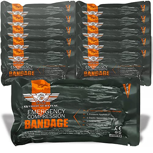 Emergency Trauma Bandage 6 Inch Compression Wound Dressing First Aid Kit - Variation 10