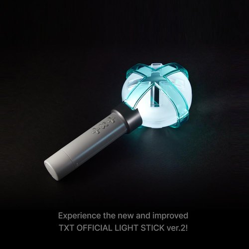 SAYZER TXT Lightstick Official Ver 2 with 5 Photocards, Standard, White