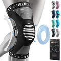 NEENCA Knee Support Brace Large Black for Pain Relief & Stabilization
