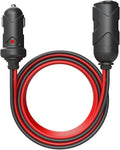 NOCO GC019 15A 14AWG 12V Adapter - Heavy-Duty Cigarette Lighter Plug with 12-Foot Extension Cord
