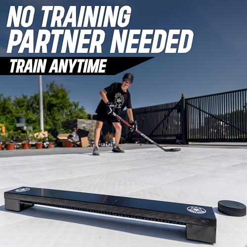 Hockey Rebounder Training Aid - 24 Inch Passing & Shooting Practice Equipment