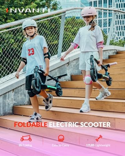 Pink Kids Electric Scooter 12mph 10-Mile Range 7