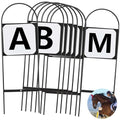 8Pcs Metal Dressage Arena Letters Set for Equestrian Training & Events