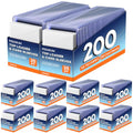1000 Hard Card Sleeves + 1000 Soft Card Sleeves - 3x4 Inch Card Protectors - Double Protection - Clear PVC - Card Storage & Trading