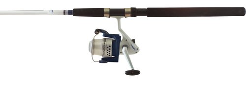 Okuma Fishing TU-802-60 Tundra Combo Spinning Reel (Large, White/Blue)