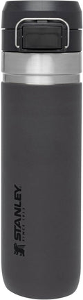 Stanley Quick Flip GO Water Bottle 24 oz - Leakproof Insulated Stainless Steel | BPA-Free | Charcoal