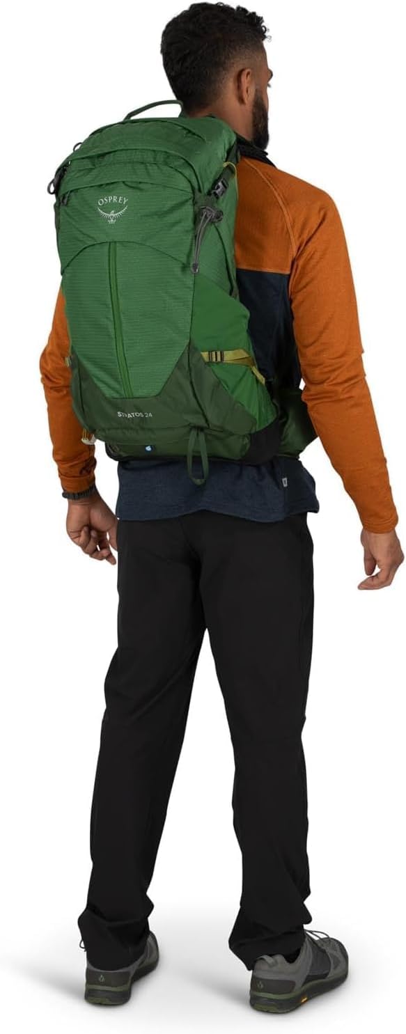 Osprey Stratos 24L Men's Hiking Backpack - Lightweight & Durable in Cetacean Blue
