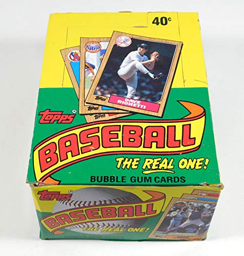 1987 Topps Baseball Card Pack Box - 36 Packs with Rookie Cards of Bonds, Palmeiro, Larkin