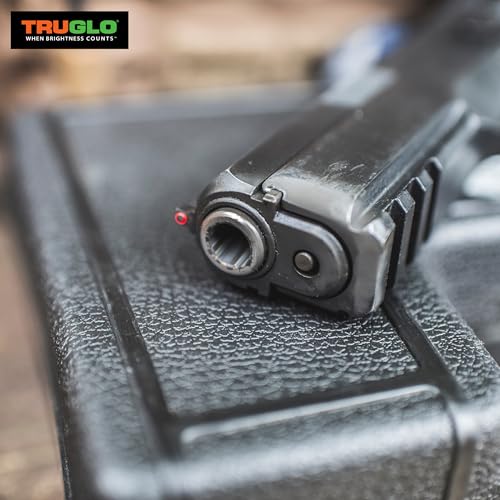 TRUGLO Tritium Pro Handgun Night Sights for CZ 75 Orange Ring Focus Lock Compact