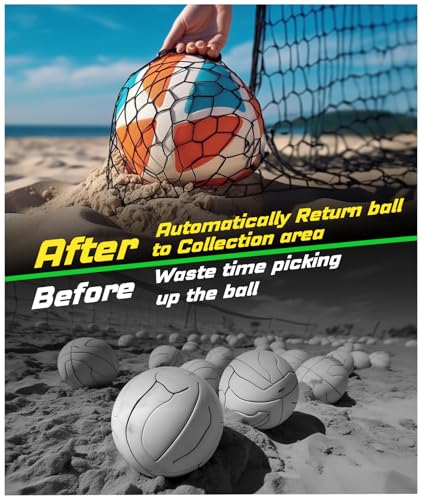 Adjustable Volleyball Practice Net System - Portable Training Aid for Serve & Spike Skills