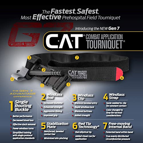 Everlit Black Camo Emergency Trauma Kit with Tourniquet & Splint