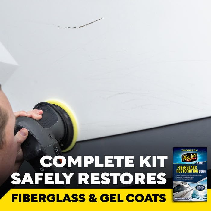 Meguiar's Marine & RV Fiberglass Restoration System 2 Pack - 48 Fl Oz