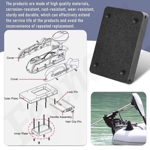 Quick Release Bracket Attachment for Minn Kota MKA-21 Trolling Motor