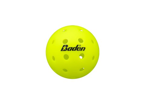 Baden PRO1 Outdoor Pickleball Balls 3-Pack | USA Pickleball (USAPA) Approved | Durable Tournament Grade One-Piece Construction for Competitive Players | Neon Yellow