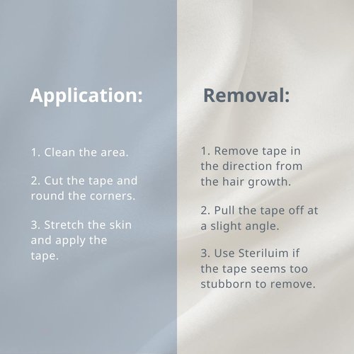 CureTape® Gentle | Kinesiology Tape for Hyper Sensitive Skin | Gentle Adhesion | 100% Hypoallergenic Water Resistant K Tape | for Thin Skin, Elderly or Children | Gentle to Remove | Medical KTape