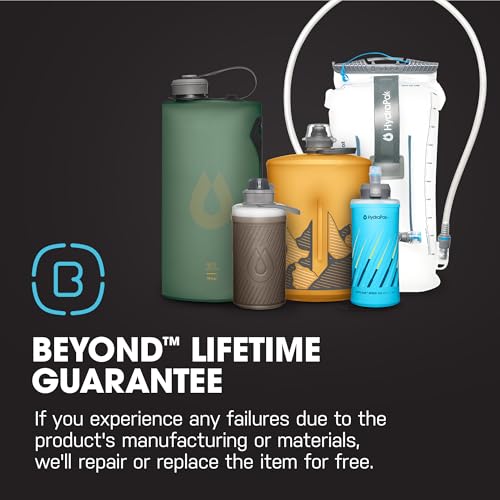 HydraPak 32oz/1L Collapsible Water Bottle with Redwood Variation
