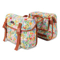 Yellow Flower Bicycle Saddle Bag Pannier Convertible Shoulder Bag 24L