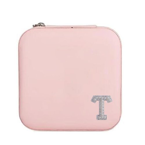 2pcs Peal Initial Letters for Stanley Cup Cute Stanley Tumbler Stickers for Water Bottles Wallet Phone Laptop Luggage (T)