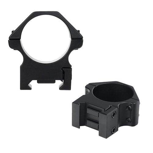 ohhunt 7075 Aluminum Scope Rings Mount 30mm Scope Rings Picatinny Low | Medium | High Profile (30mm | Medium Profile)