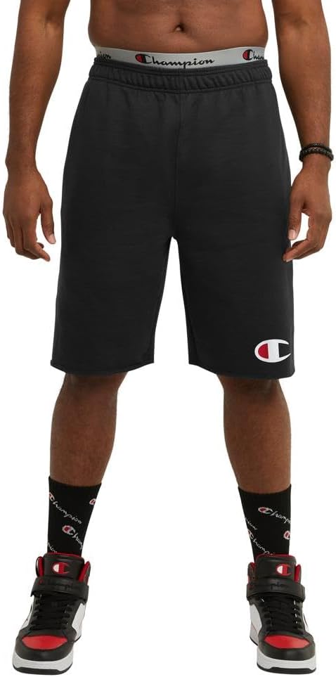 Champion Men's Powerblend Fleece Shorts - Soft Comfort in Regular & Big/Tall Sizes