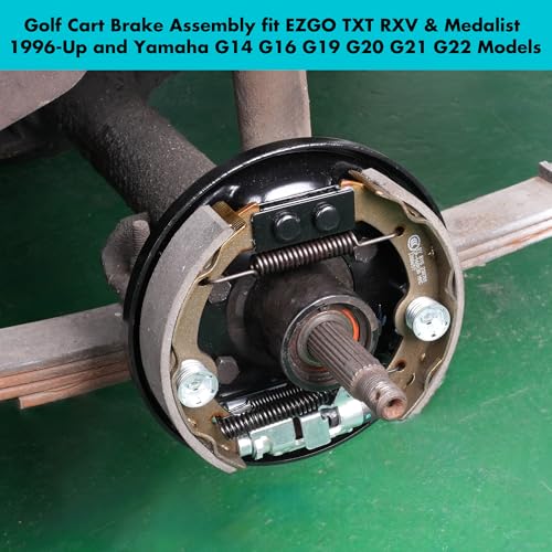 10L0L Rear Brake Assembly for EZGO & Yamaha Golf Carts, OEM Replacement