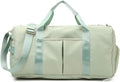 KARRESLY Sports Gym Bag - Versatile Travel Duffel with Wet Pocket & Shoe Compartment | Green