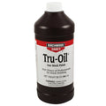 Birchwood Casey Fast-Drying Long-Lasting Water-Resistant Oil-Based Tru-Oil Stock Finish Bottle, 32 Ounce