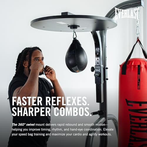 Everlast Adjustable Speed Bag Platform - Heavy-Duty Boxing Training Equipment