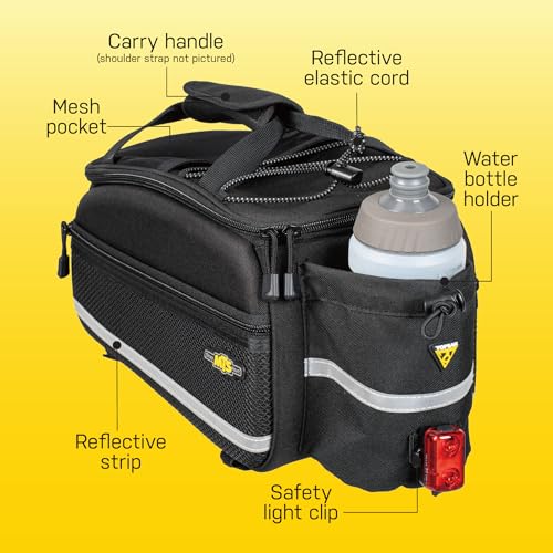 2024 Model Bicycle Trunk Bag with Strap Mount - Weather-Resistant Cycling Storage