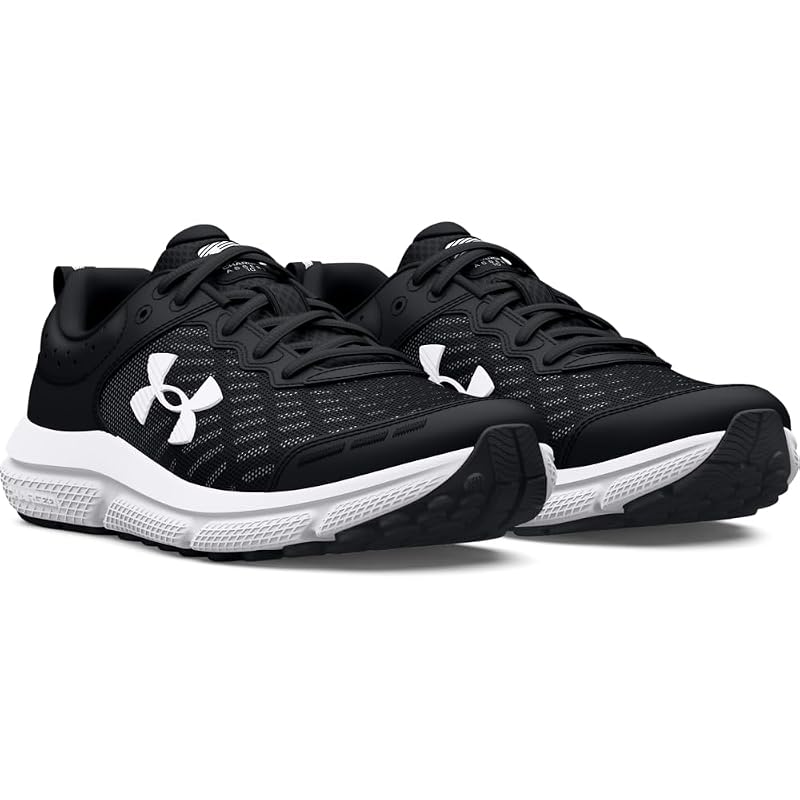 Under Armour Kids Assert 10 Big Kid - Black/White/White+5 Variation (001)