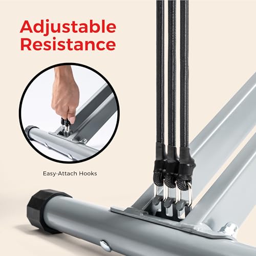 Sunny Health & Fitness Grey Row-N-Ride Glute & Leg Trainer with App Connection