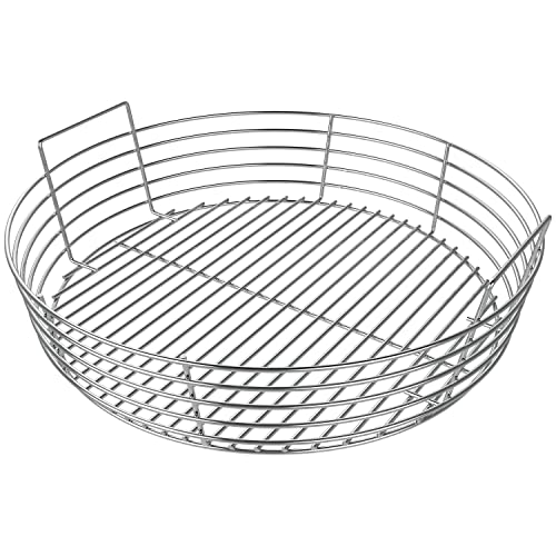 Charcoal Ash Basket for X-Large Big Green Egg Grill - Silver Variation