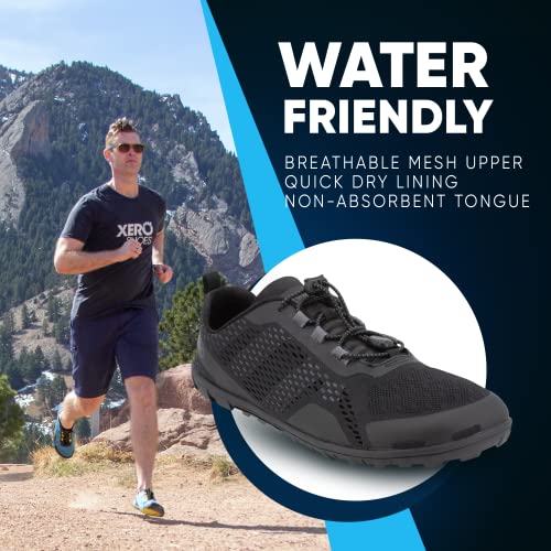 Water Shoes Men’s Aqua X Sport Barefoot Water Shoes - Black, Size 9.5