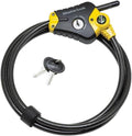 Master Lock Python Cable Lock - 6 Ft Black & Yellow Outdoor Security Lock for Bikes & Equipment