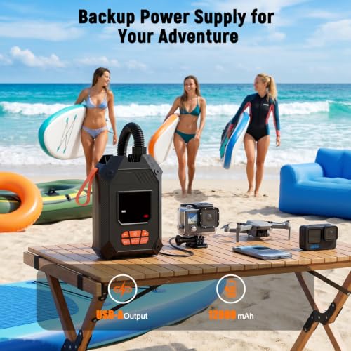 Portable Electric Pump for Paddle Boards & Water Inflatables 45 PSI