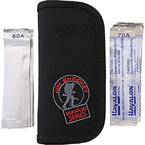 Havalon Titan Jim Shockey Signature Series Dual Blade Hunting Knife Black/Red