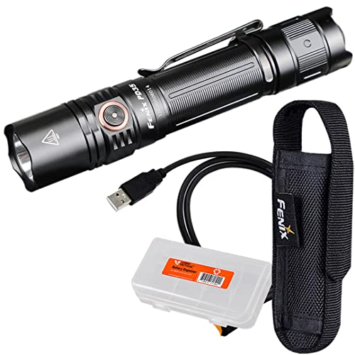 Fenix PD35 V3.0 Rechargeable Tactical Flashlight - 1700 Lumens, Black