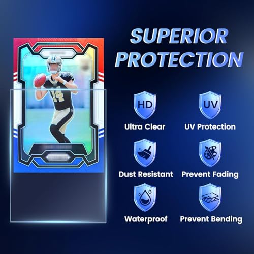 10000 PCS Clear Card Sleeves for Trading Cards - Soft, Standard Size 66x91mm - Water & Dust Resistant - Fits Sports & Game Cards