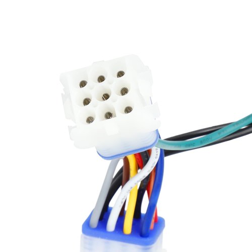 Roykaw Golf Cart 12V Golf Cart Headlight Voltage Reducer Harness Compatible with Club Car Precedent 2004-up Gas Vehicles, Plug and Play, 9 Pin/12 Pin Converter Harness