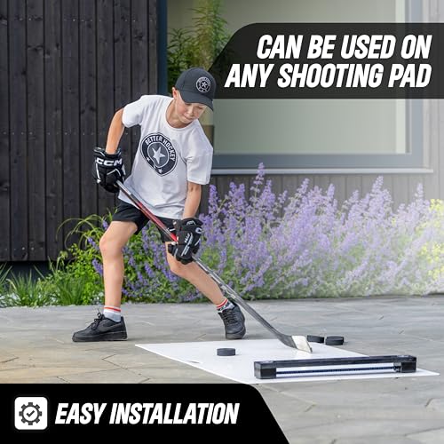 Hockey Rebounder Training Aid - 24 Inch Passing & Shooting Practice Equipment