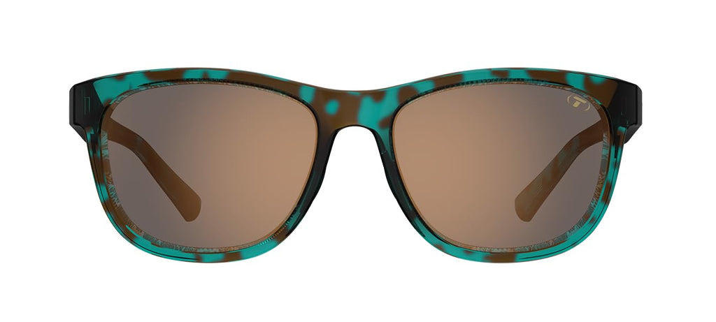 Tifosi Optics Swank Sunglasses (Blue Confetti/Brown Lens - Polarized)