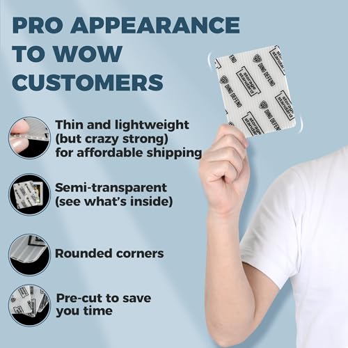 White Trading Card Shipping Protectors 510 Pack 3.5 x 4.5 inch Premium Plastic Sleeves