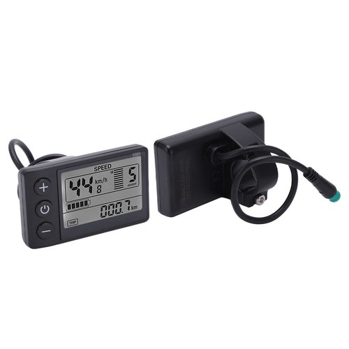 Bicycle Speedometer, IP65 Backlight LCD Bike Speed Display Meter Bicycle Computer for 22.2mm/0.9in Handlebars